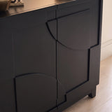 Makani 2 Door Sideboard - Noir Black - Laura James 