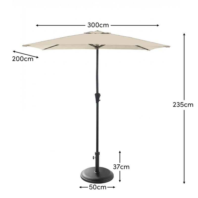 Parasol Base - Black - Laura James
