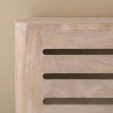 Asha Small Radiator Cover - Chalked Mango Wood - Laura James 