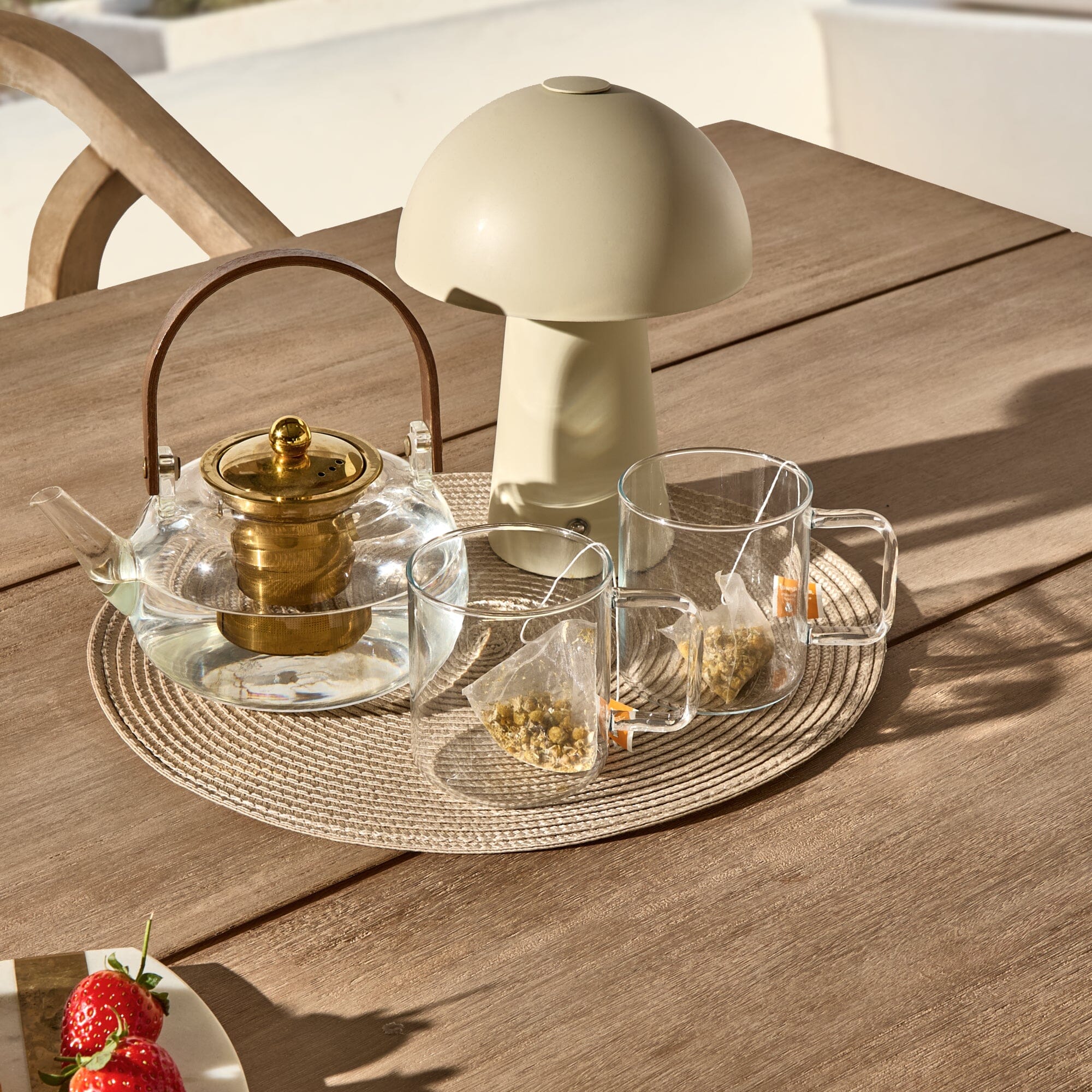陶器 の ライト KPM Brockhill Rechargeable Lamp - Clay – Laura James