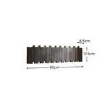 Lowell Black Oak Folding Coat Rack - Laura James