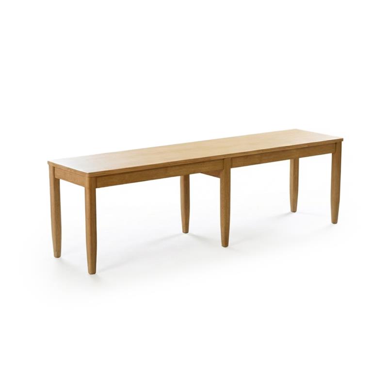 Paul 118-158cm Extending Dining Table & Tilly 150cm Wooden Bench with 2 Tilly 150cm Whitewash Oak Chairs - Laura James