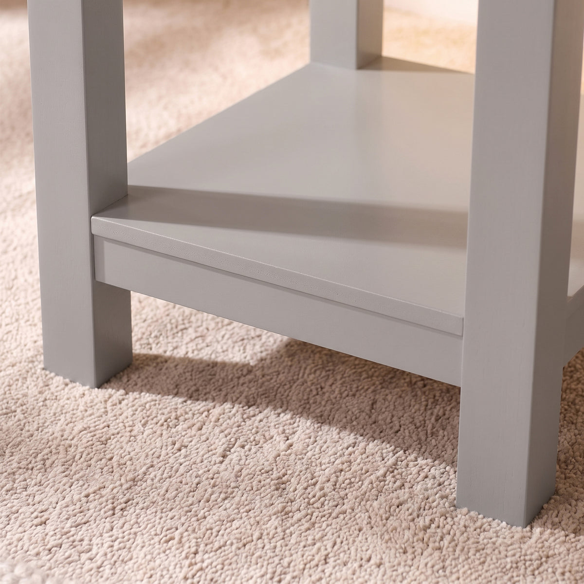 Bampton Stone Grey Side Table - Laura James 