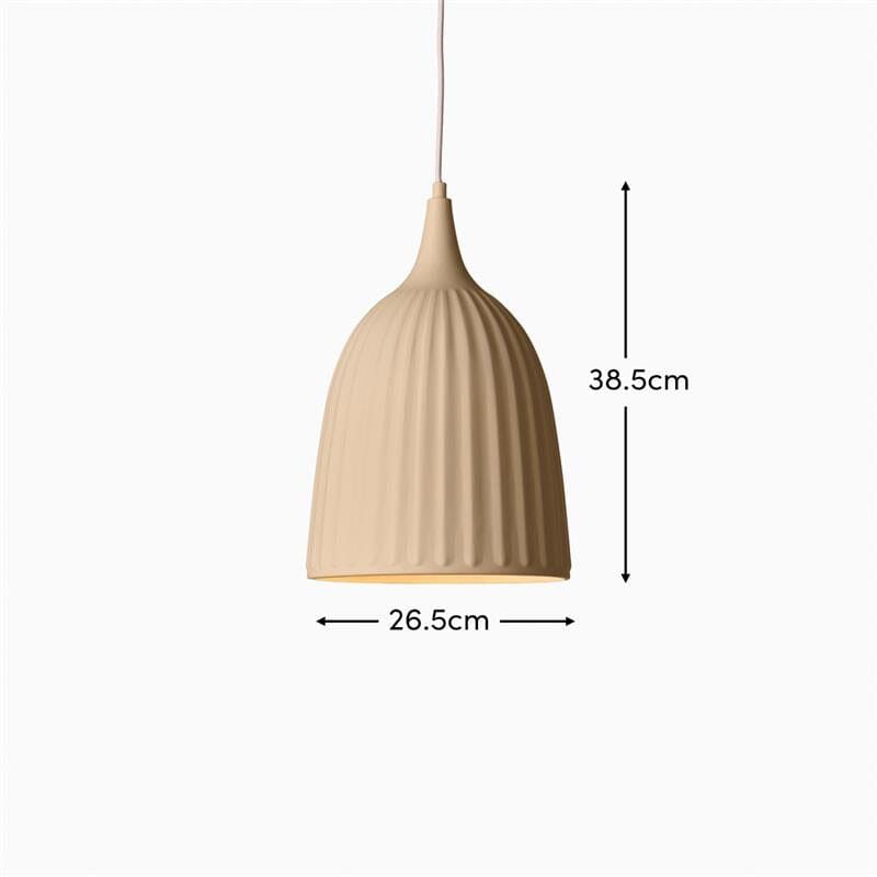 Lambeth 38.5cm Pendant Light - Off White - Laura James