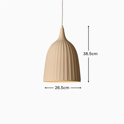 Lambeth 38.5cm Pendant Light - Off White - Laura James