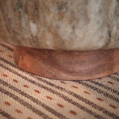 Spello 30cm Bowl - Beige Marble - Laura James 