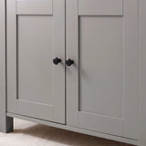 Bampton 2 Door Sideboard - Stone Grey - Laura James 
