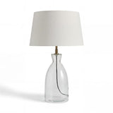Aldsworth 35cm Table Lamp with Coningsby 40cm Cotton Lamp Shade - Snow White - Laura James