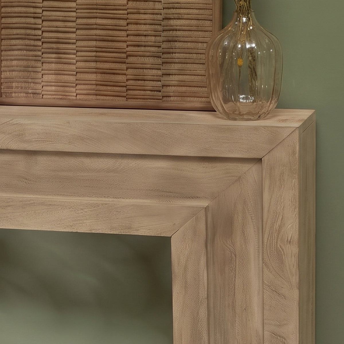 Riley 100cm  Fireplace Surround - Almond Brown - Laura James 