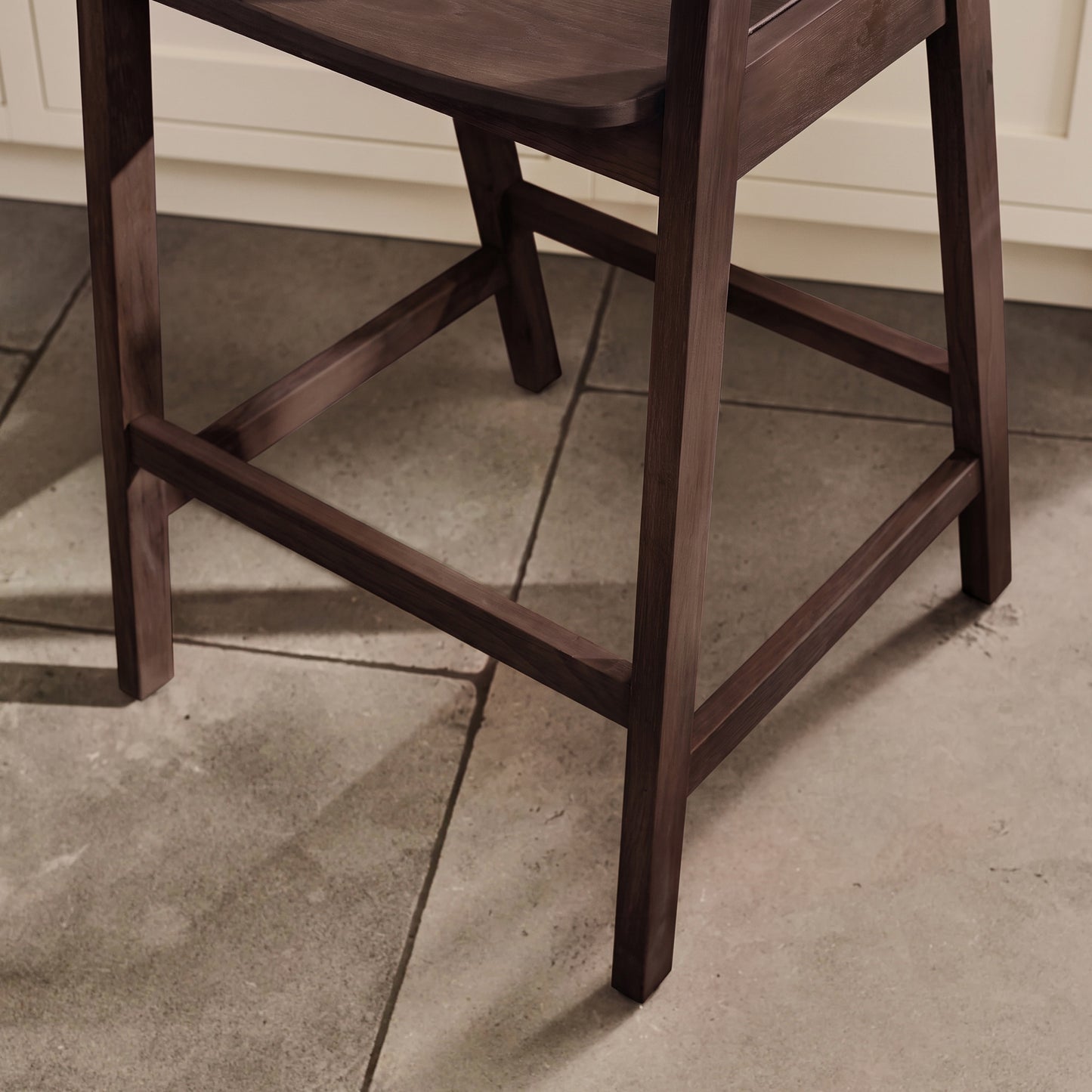 Ella Bar Stool - Coffee Brown - Laura James 