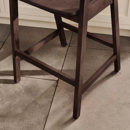 Ella Bar Stool - Coffee Brown - Laura James 