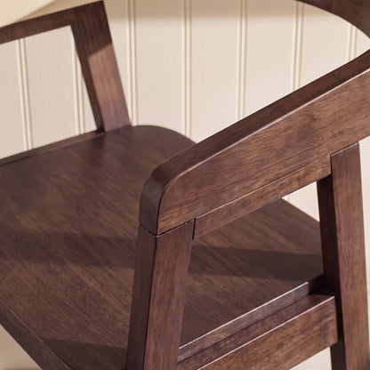 Ella Bar Stool - Coffee Brown - Laura James 