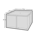 Garden Furniture Cover For 8 Seater Cube Dining Set - Laura James 