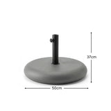 Parasol Base 25kg - Grey Concrete - Laura James