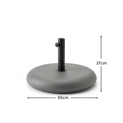 Parasol Base 25kg - Grey Concrete - Laura James
