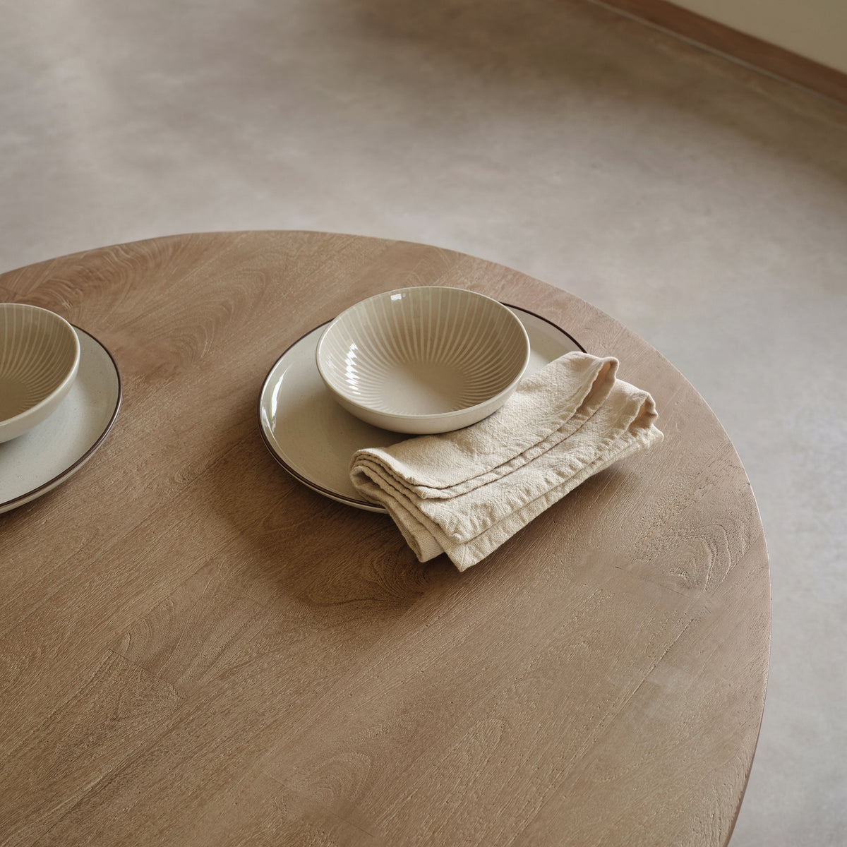 Adam 240cm Almond Brown Oval Dining Table Set - 8 Seater - Archer Soft Beige Dining Chairs - Almond Brown Legs