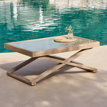 Akira Glass Garden Coffee Table - Laura James