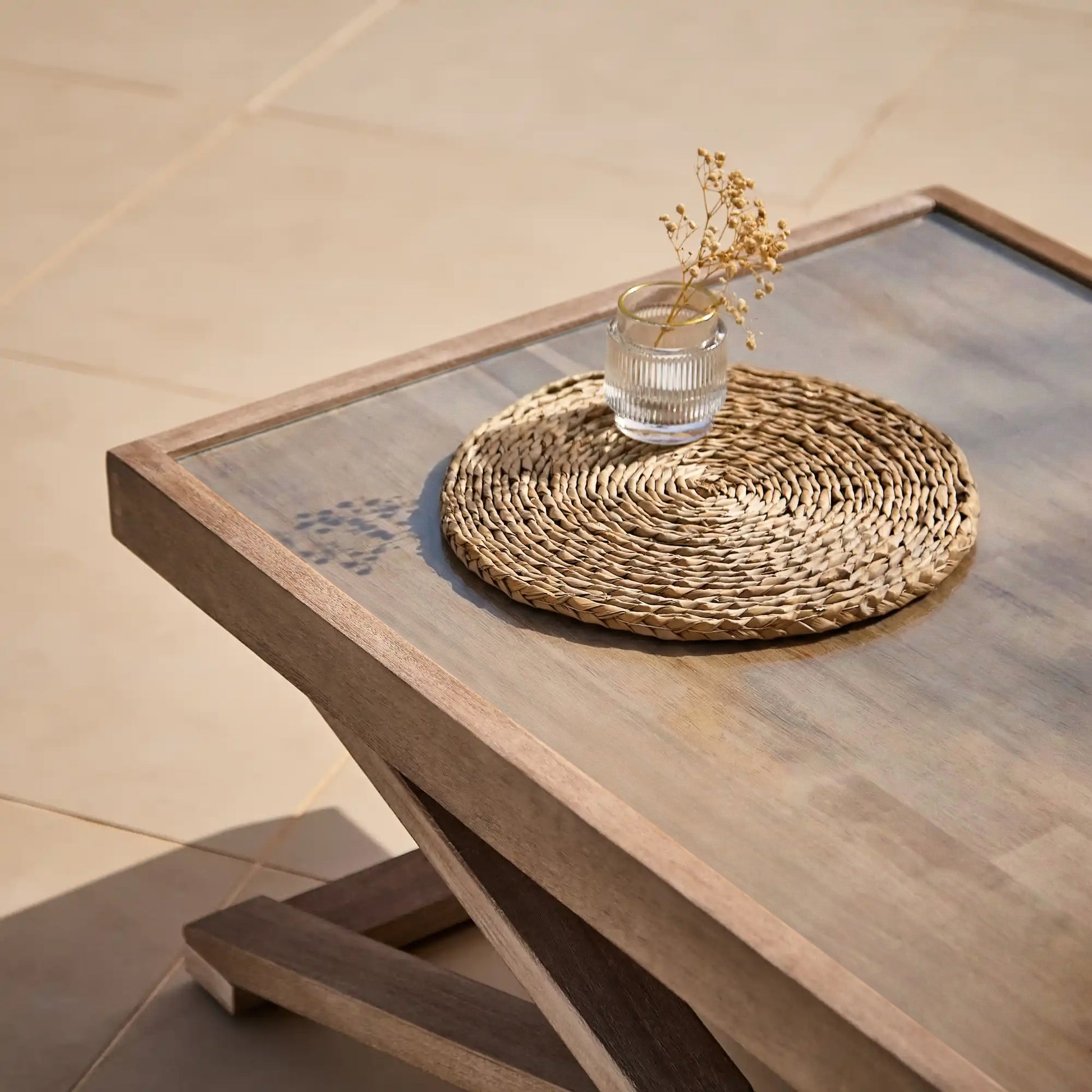 Akira Glass Garden Coffee Table - Laura James