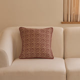 Aldeburgh 45x45cm Cushion Cover - Russet Red Abstract - Laura James 