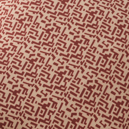 Aldeburgh 57x57cm Cushion Cover - Russet Red Abstract - Laura James 