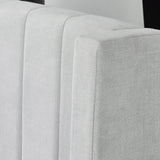 Alice King Ottoman Bed - Cloud Grey - Laura James
