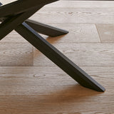 Amelia Black Wood Dining Table - Extendable