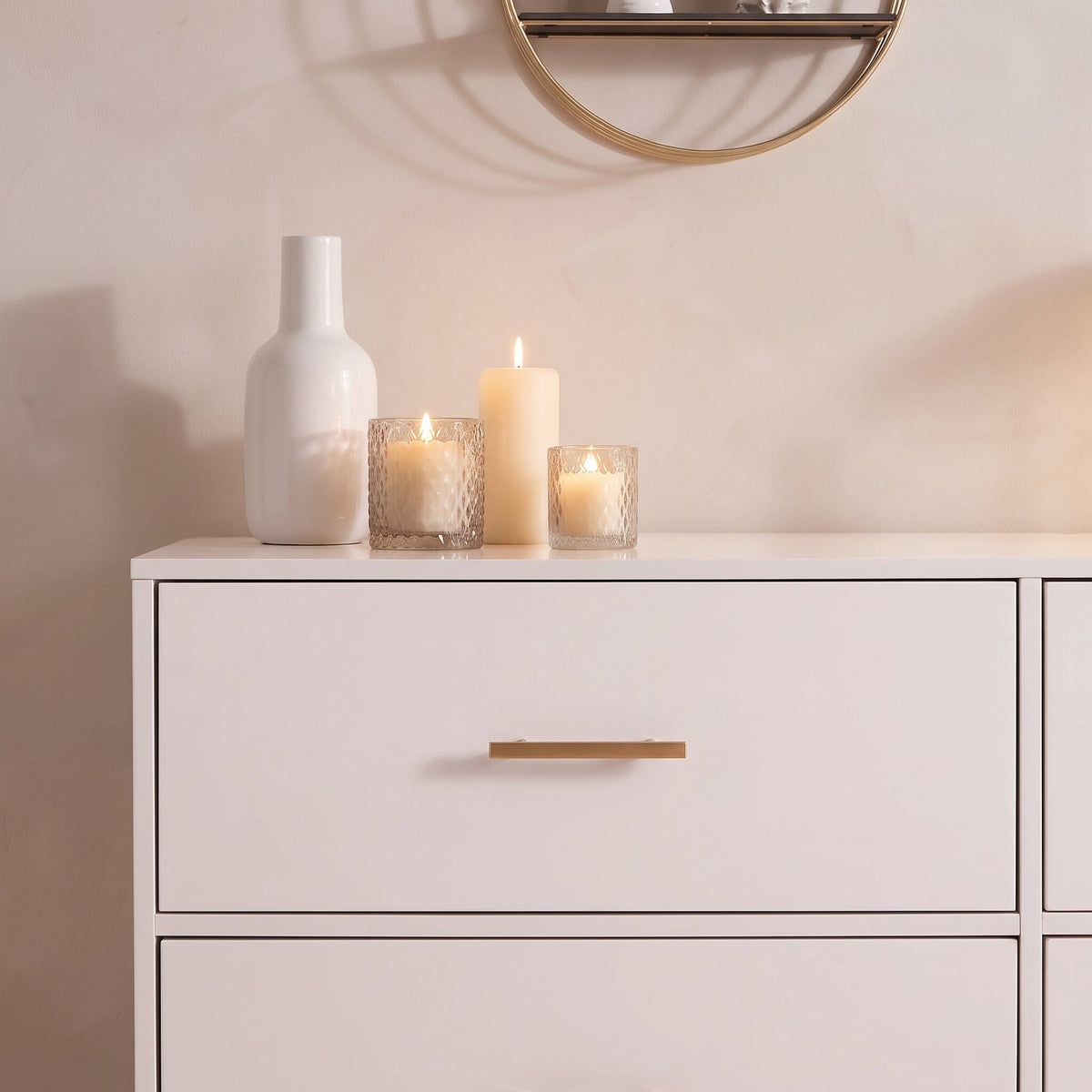 Marie 6 Drawer Chest of Drawers - White