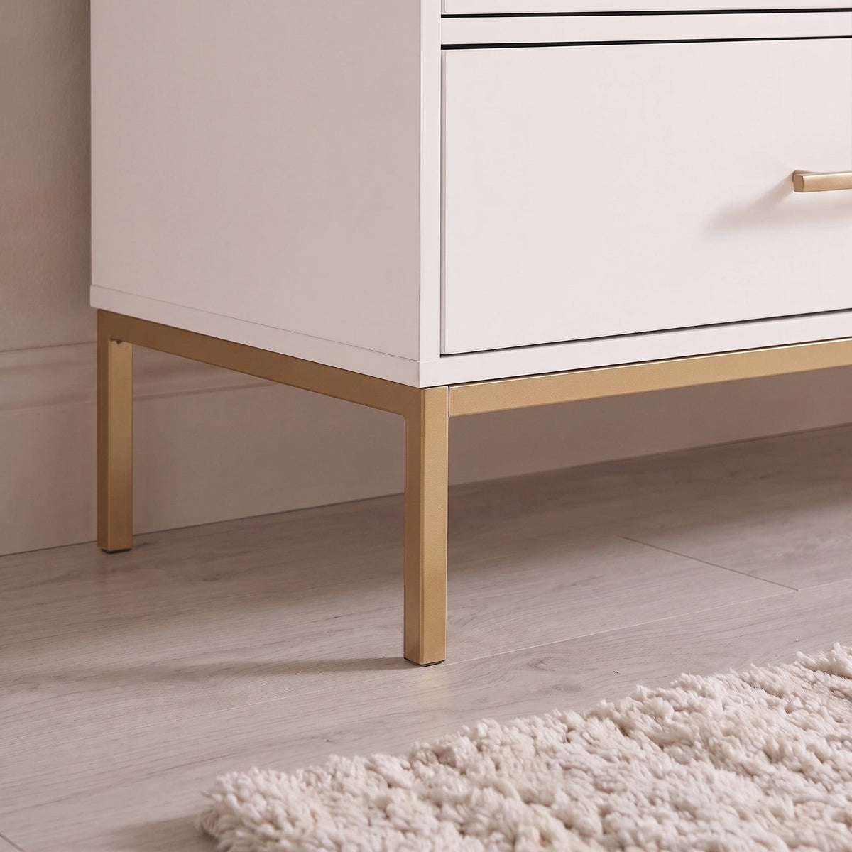 Marie 6 Drawer Chest of Drawers - White