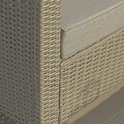 Aria Corner Rattan Sofa Set with Rising Table - Laura James 