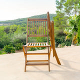 Ashby 4 Seater Wooden Rectangular Garden Dining Set with Cream Parasol - 120cm