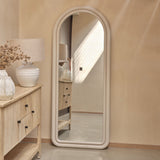 Ashridge 170x70cm Arch Long Wall Mirror - Oatmeal - Laura James 