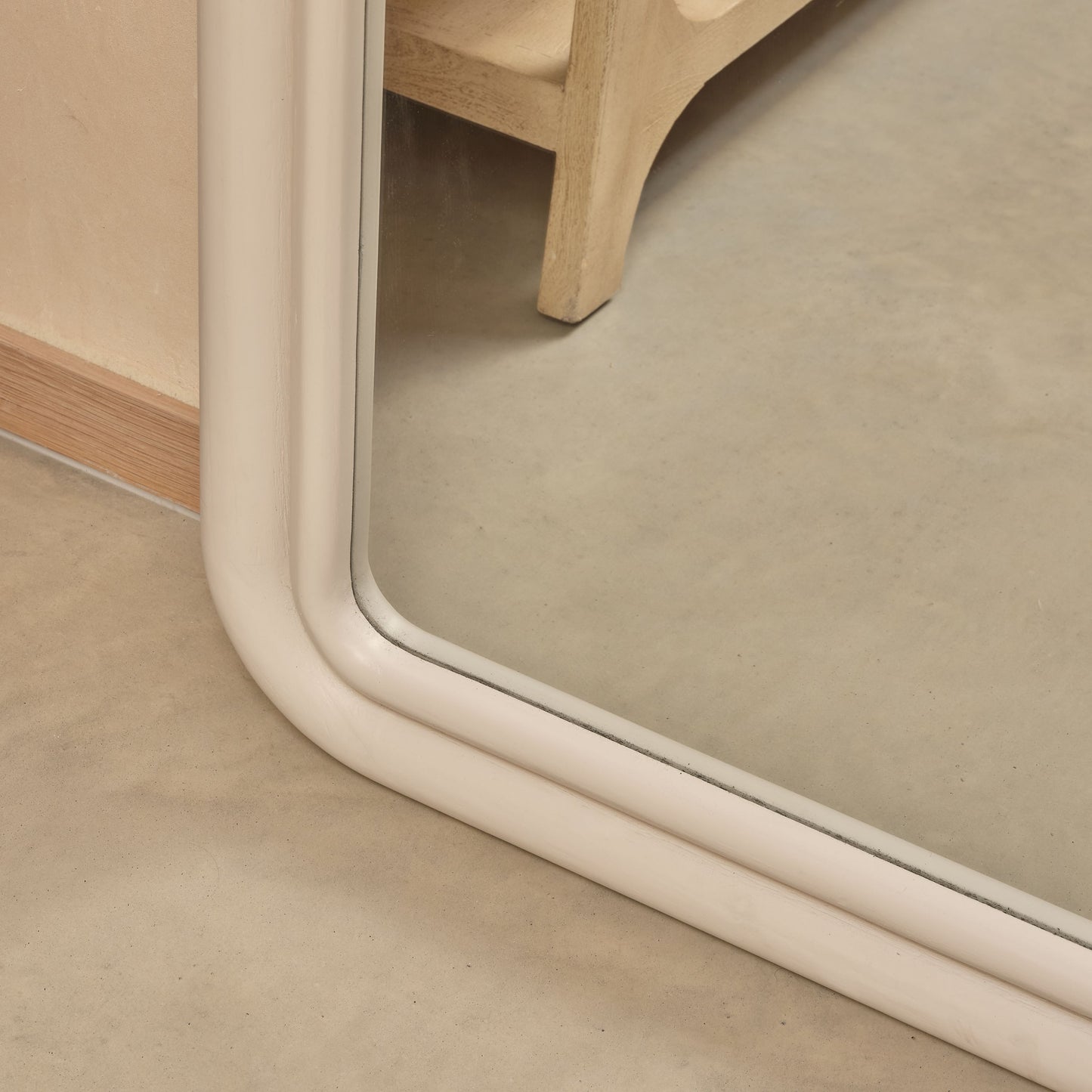 Ashridge 170x70cm Arch Long Wall Mirror - Oatmeal - Laura James 