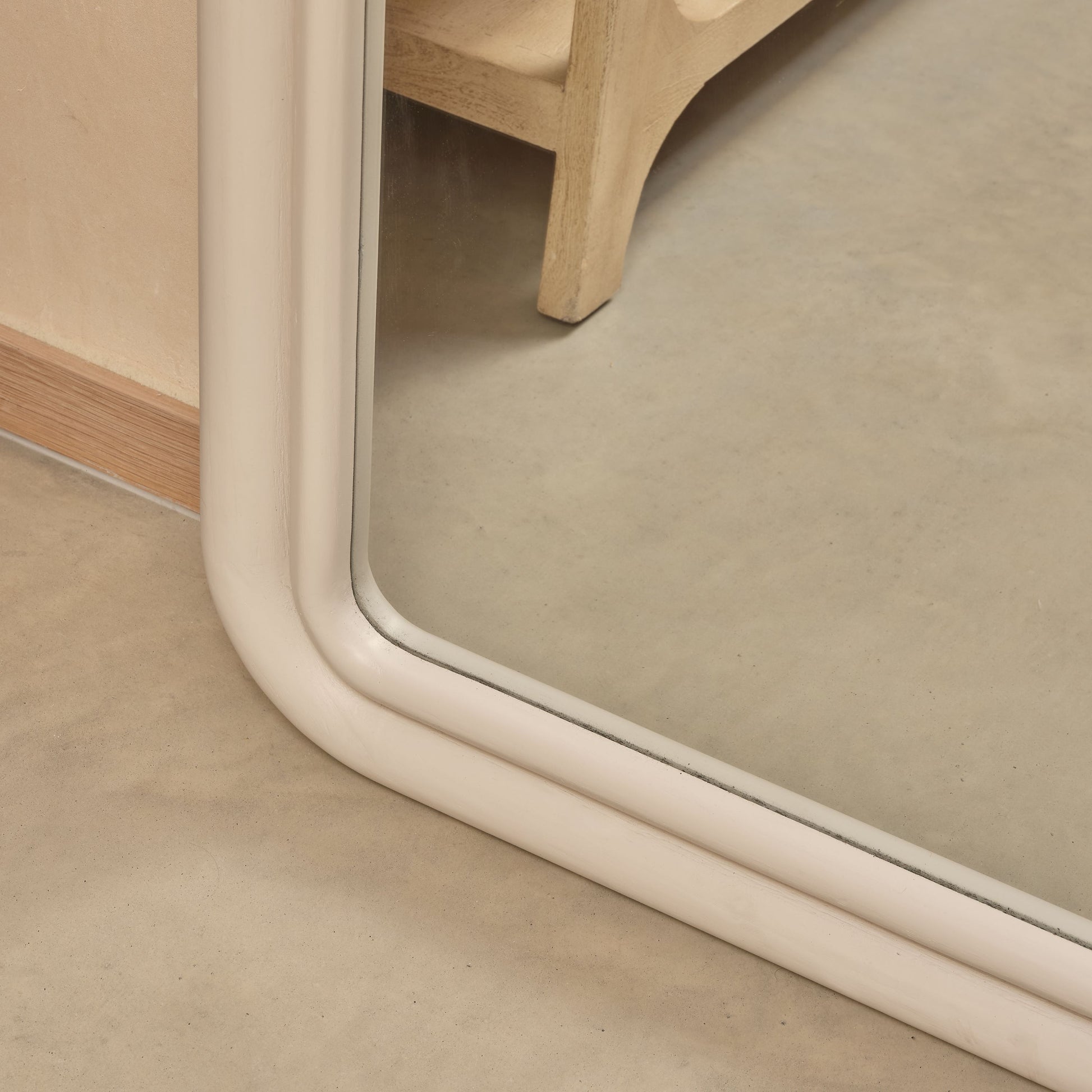 Ashridge 170x70cm Arch Long Wall Mirror - Oatmeal - Laura James 