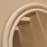 Ashridge 170x70cm Arch Wall Mirror - Whitewash - Laura James 