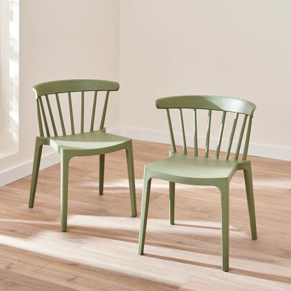 Agatha Green Dining Chairs - Set of 2
- Laura James 
