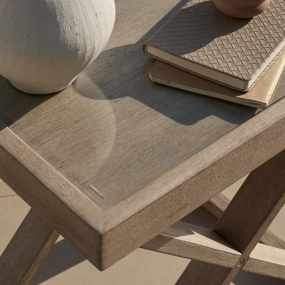 Akira Glass Garden Side Table - Laura James