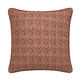 Aldeburgh 45x45cm Cushion Cover - Russet Red Abstract - Laura James 