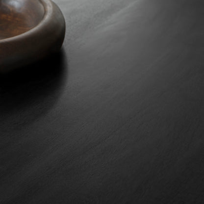 Alder 107cm Jet Black Mango Wood Freeform Coffee Table