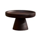 Alder 30cm Wooden Cake Stand - Coffee Brown Mango Wood