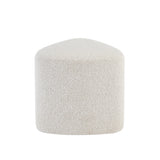 Alder Footstool - Oat Boucle - Laura James