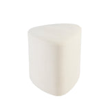Alder Footstool - Oyster White - Laura James