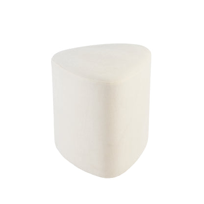 Alder Footstool - Oyster White - Laura James