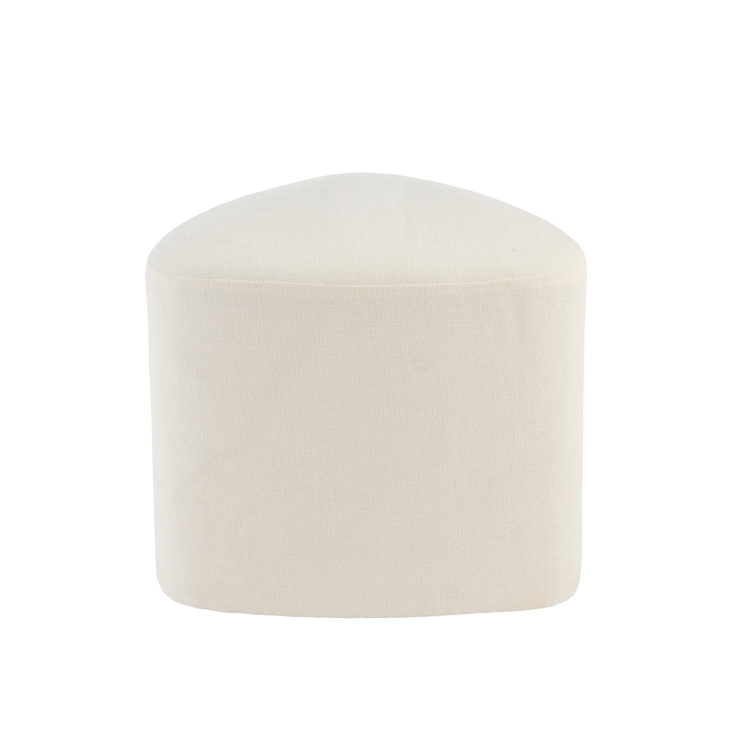 Alder Footstool - Oyster White - Laura James