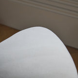 Alder Footstool - Ivory - Laura James