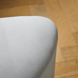 Alder Footstool - Ivory - Laura James