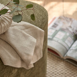 Alder Footstool - Moss Green - Laura James