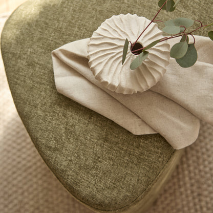 Alder Footstool - Moss Green - Laura James