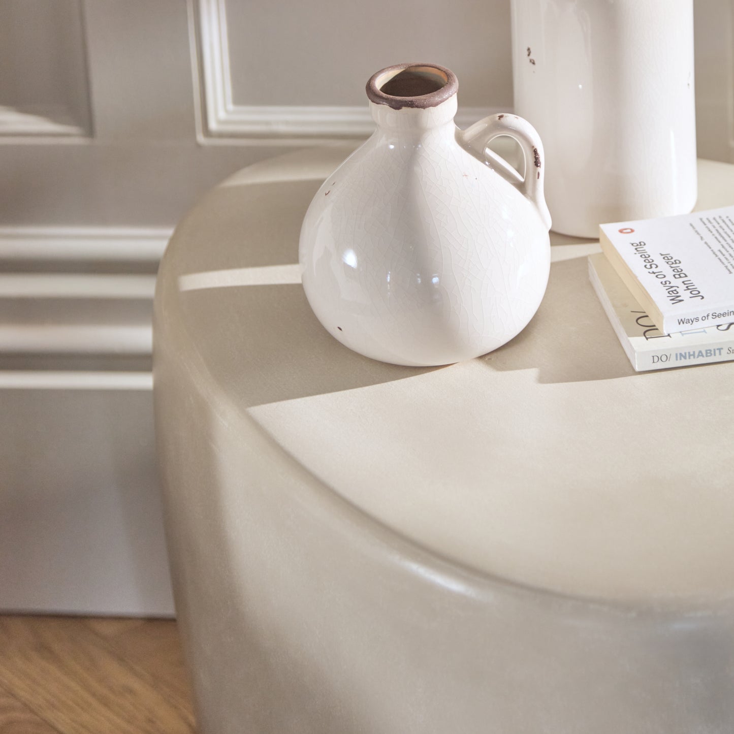 Alder Concrete Coffee Table - Sand - Laura James
