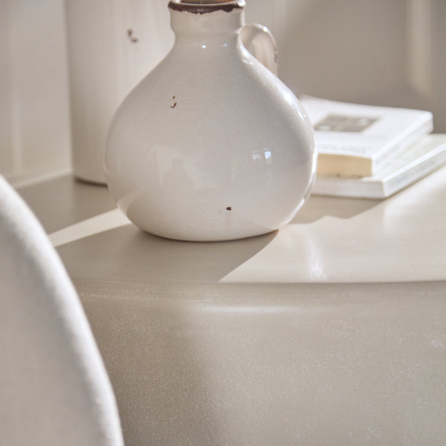 Alder Concrete Coffee Table - Sand - Laura James