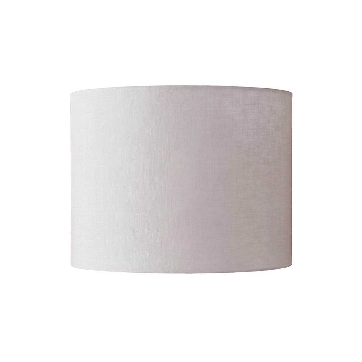 Alderton 18cm Cotton Drum Lamp Shade - Snow White